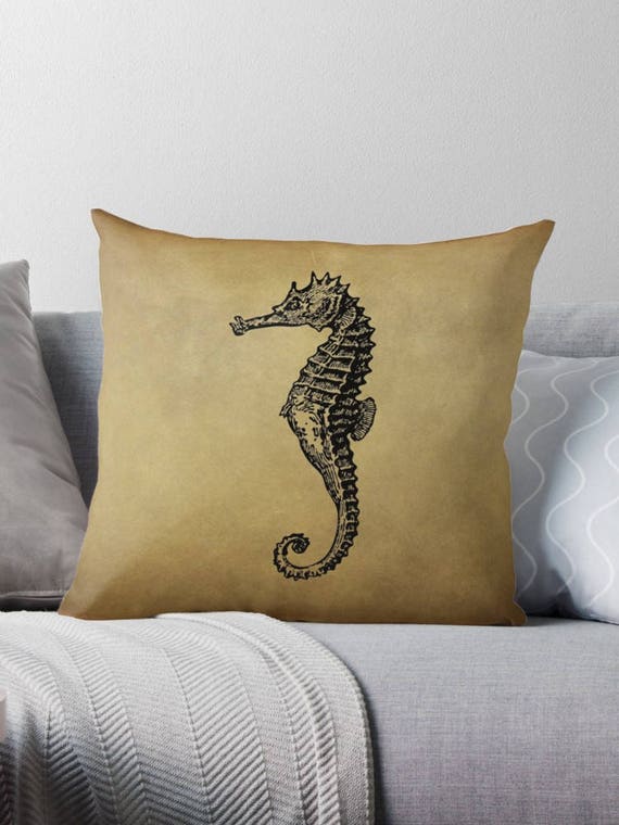 Seahorse Cushion Seahorse Pillow Ocean Animals Sea Horse Ocean