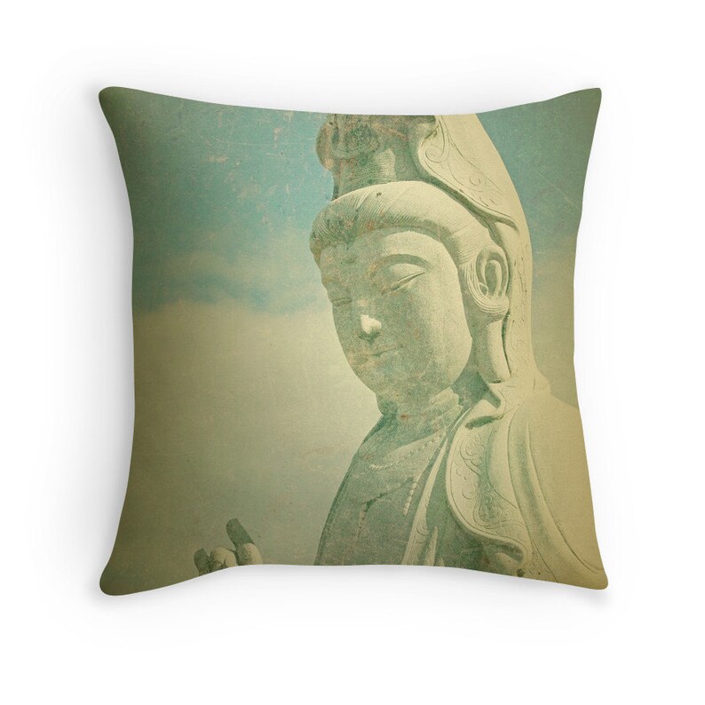 Buddha Pillow Buddha Cushion Buddhist Decor Buddha Decor Etsy