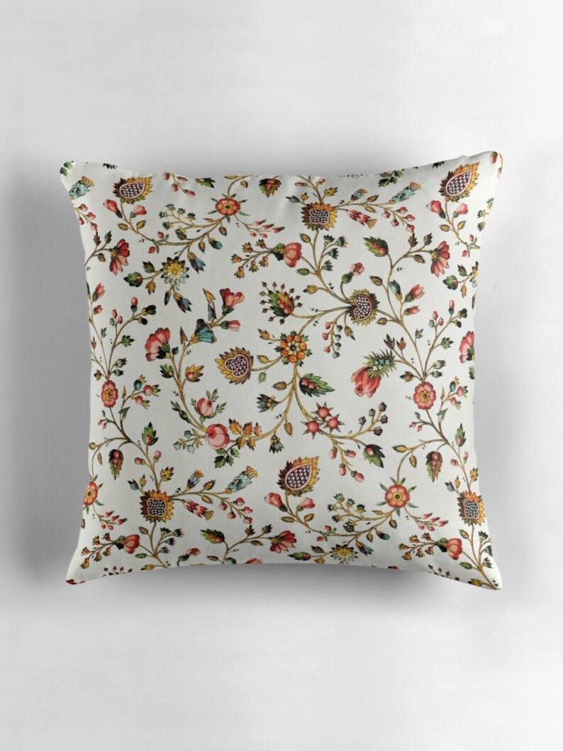 Calico Pillow French Provincial Calico Pillow Case Floral Etsy