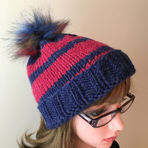 slouchy bobble hat