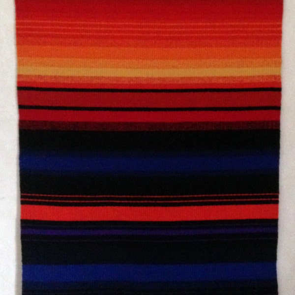 Large Scandinavian Swedish hand-woven multi color wall hanging  Tapestry/Rana 70s/