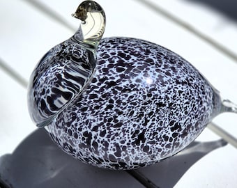 Glass bird Meri Lasi Hand Made In Finland 1970 iittala glassworks