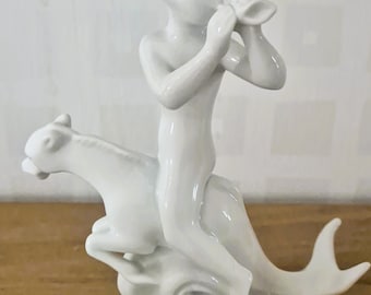 Rörstrand Harald Salomon boy with trumpet - Figurine from around 1940/50ss
