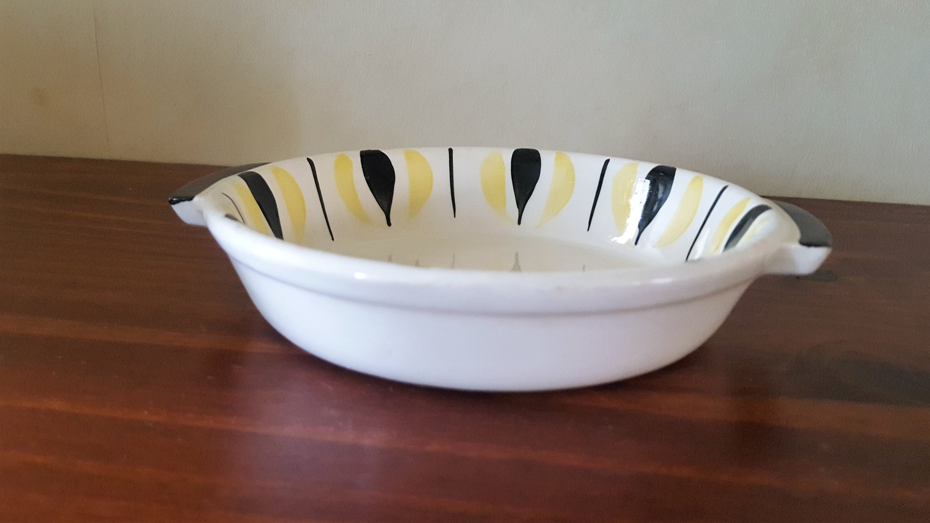 Gefle Porcelain Factory Upsala Ekeby Baking Dish Platter Decor