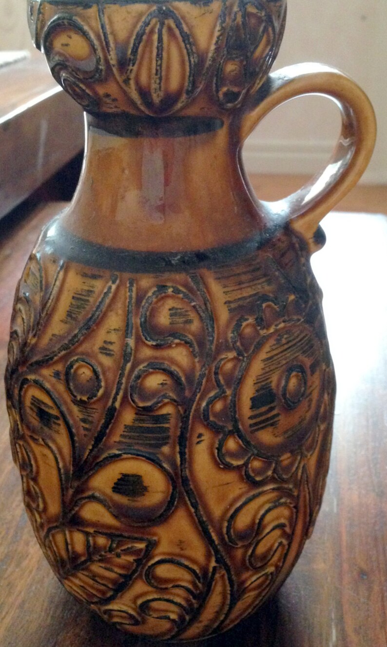 W. German Pottery Vase Bay ceramics1970s German Vase 73 20 ...