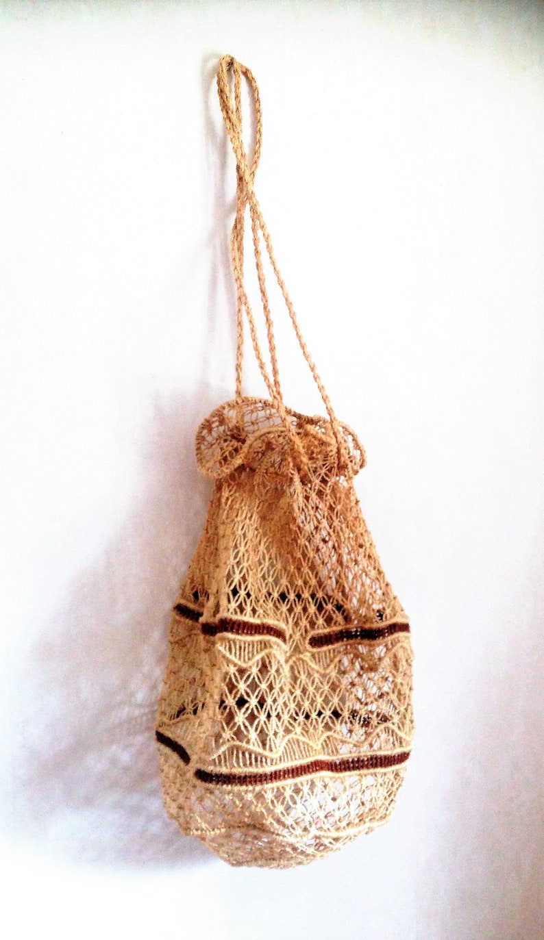 Braided Bag/basket in Jute Very Original - Etsy