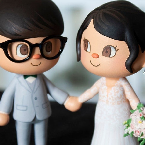 BACK SOON [S1 2025 preorders on June 1st 2024] - Animal Crossing Wedding Cake Topper