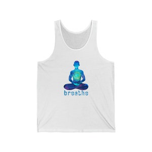 Yoga Breathe Tank Top | Yoga Clothes | Buddha Tank Top | Meditation | Meditate | Tanktop | Namaste | Tank | Spiritual | Spirit Gear
