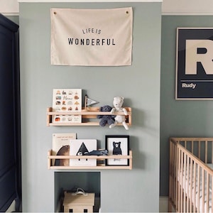 Life Is Wonderful Wall Flag