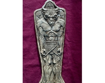 FIERCE MINOTAUR Sculpture Relief Sculpture for Wall Hanging