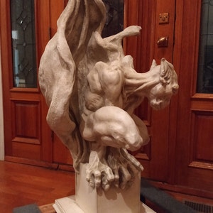 Sentinel Gothic Gargoyle Statue Large Scary Guardian image 4