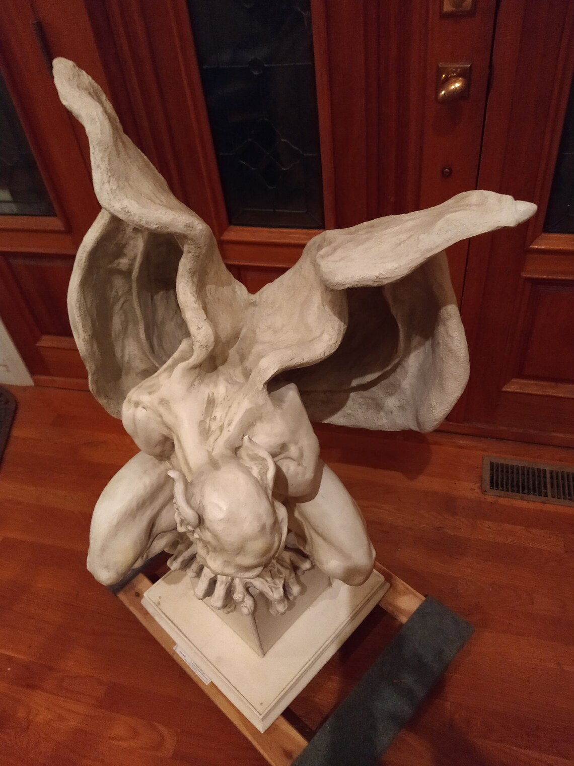 Sentinel Gothic Gargoyle Statue Large Scary Guardian Etsy