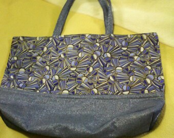 Denim Tote and 4 piece accessory set