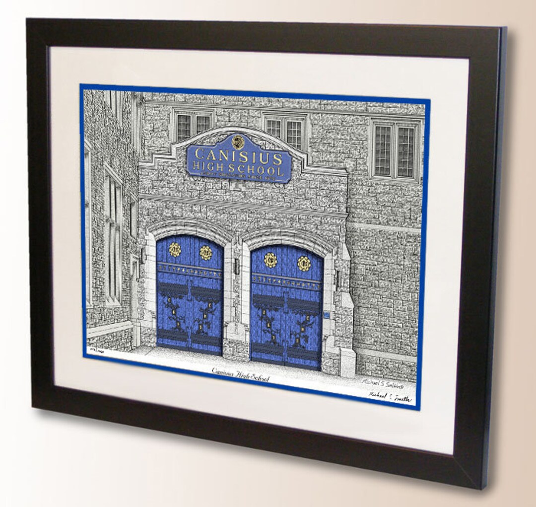 Canisius High School Blue Doors Wall Art, Canisius Graduation Gift