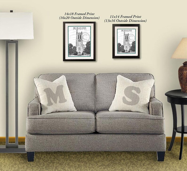 Michigan State University wall art print by Michael Smith