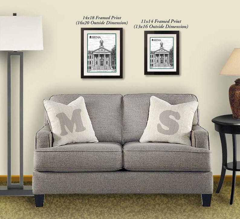 Siena University wall art print by Michael Smith