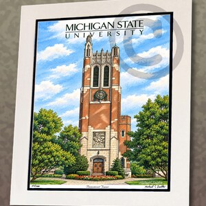 Michigan State University wall art print by Michael Smith