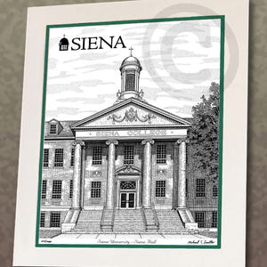 Siena College art print by Michael Smith