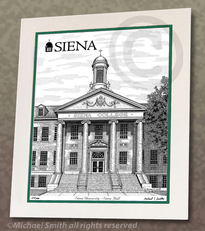 Siena College art print by Michael Smith