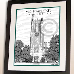 Michigan State University wall art print by Michael Smith