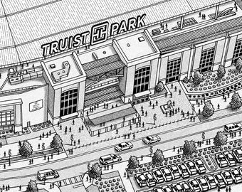 truist park drawing