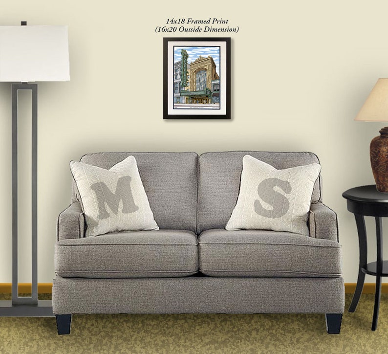 Buffalo NY Sheas Buffalo Theater Wall Art Buffalo NY Art Etsy