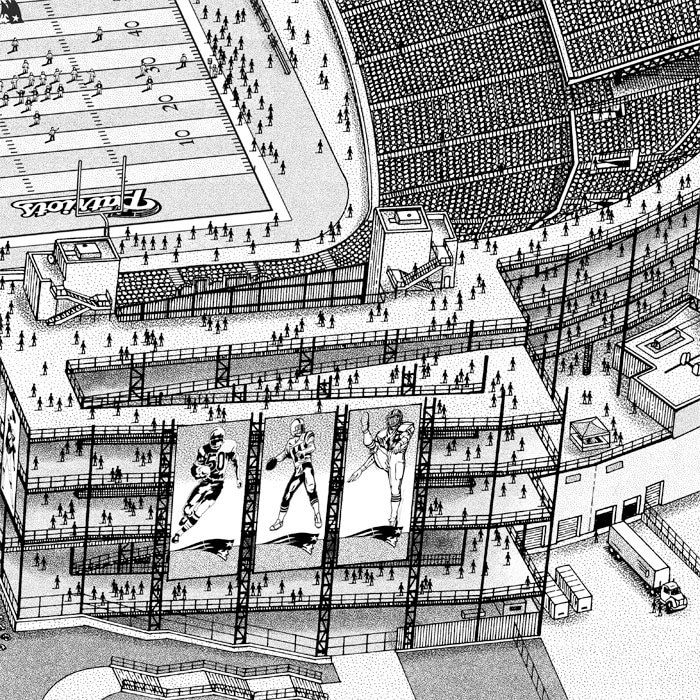 New England Patriots Art Gillette Stadium Art Print Patriots | Etsy