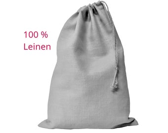 Linen bag laundry bag bag pure linen linen bag sustainable ecological