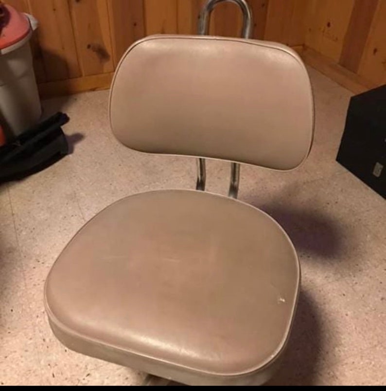 Wonderful INDUSTRIAL AGE Secretary Steno Office Rolling Chair from Sears and Roebuck circa 1929 zdjęcie 5