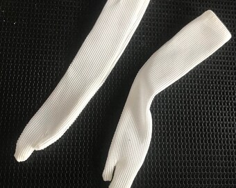 Barbie Gloves Long white nylon original vintage 60s Mattel Barbie Gloves Long white nylon original vintage 60s Mattel