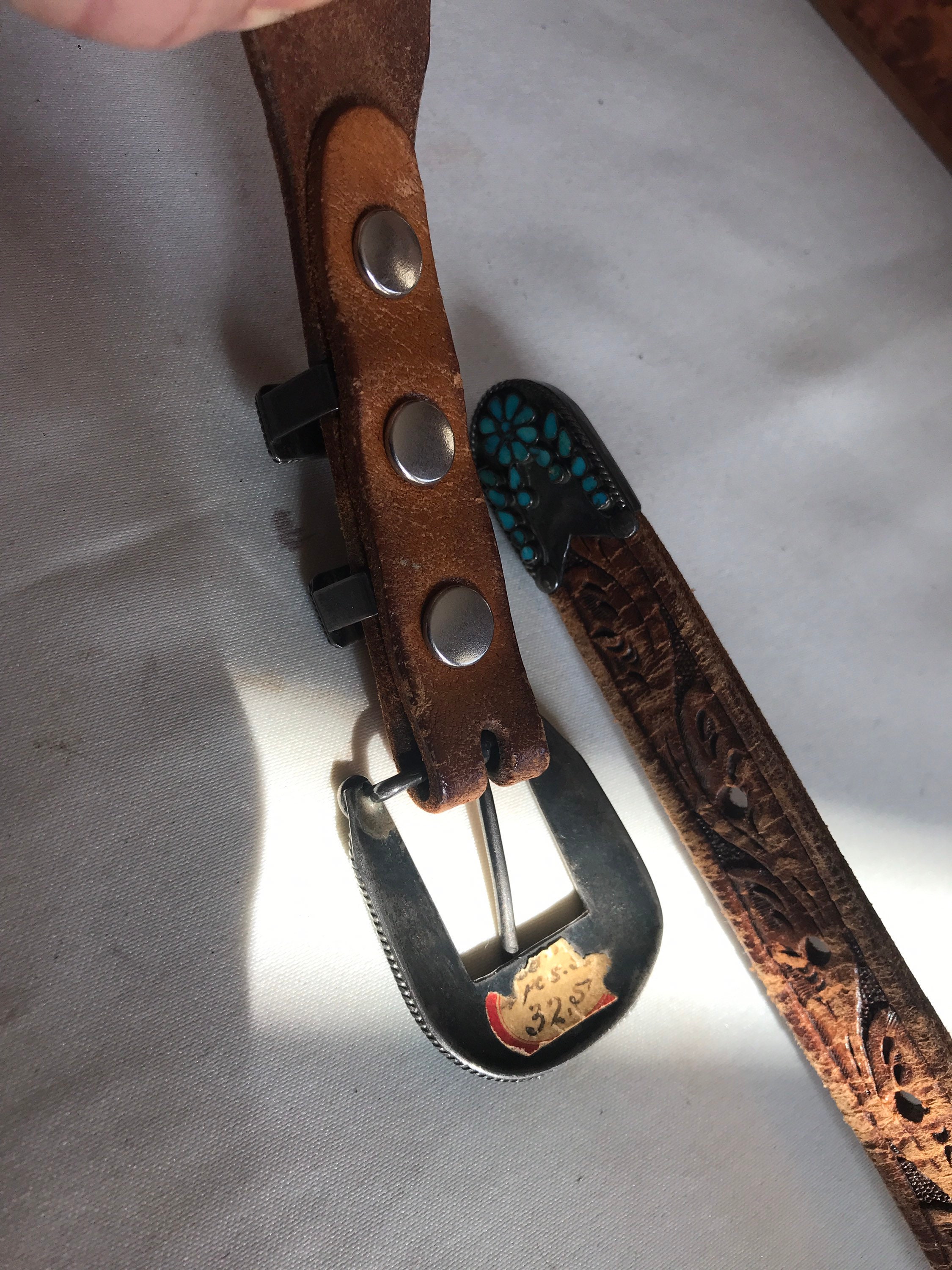 Extremely Rare FRANK DISHTA Zuni Turquoise and Sterling