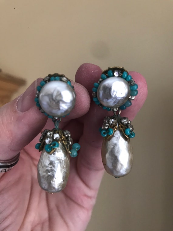 Gorgeous and RARE Pair of Early MIRIAM HASKELL Tu… - image 4