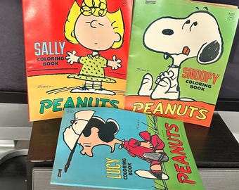 Vintage PEANUTS Coloring Book New old stock 1960’s