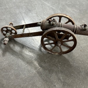 Vintage Metal Toy Cannon