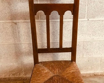 Pair of Antique French Gothic Prie Dieu Prayer Chairs