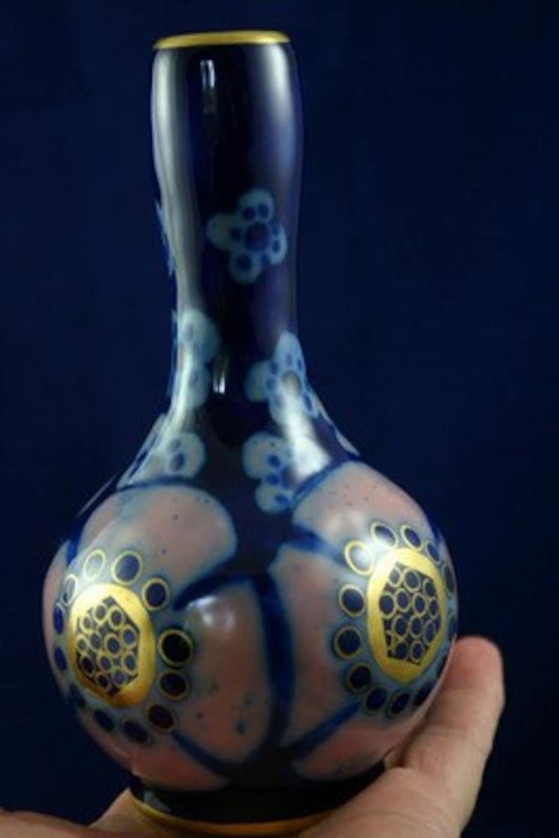 Exquisite ART NOUVEAU Vase by Camille Tharaud Limoges Lemovices image 2