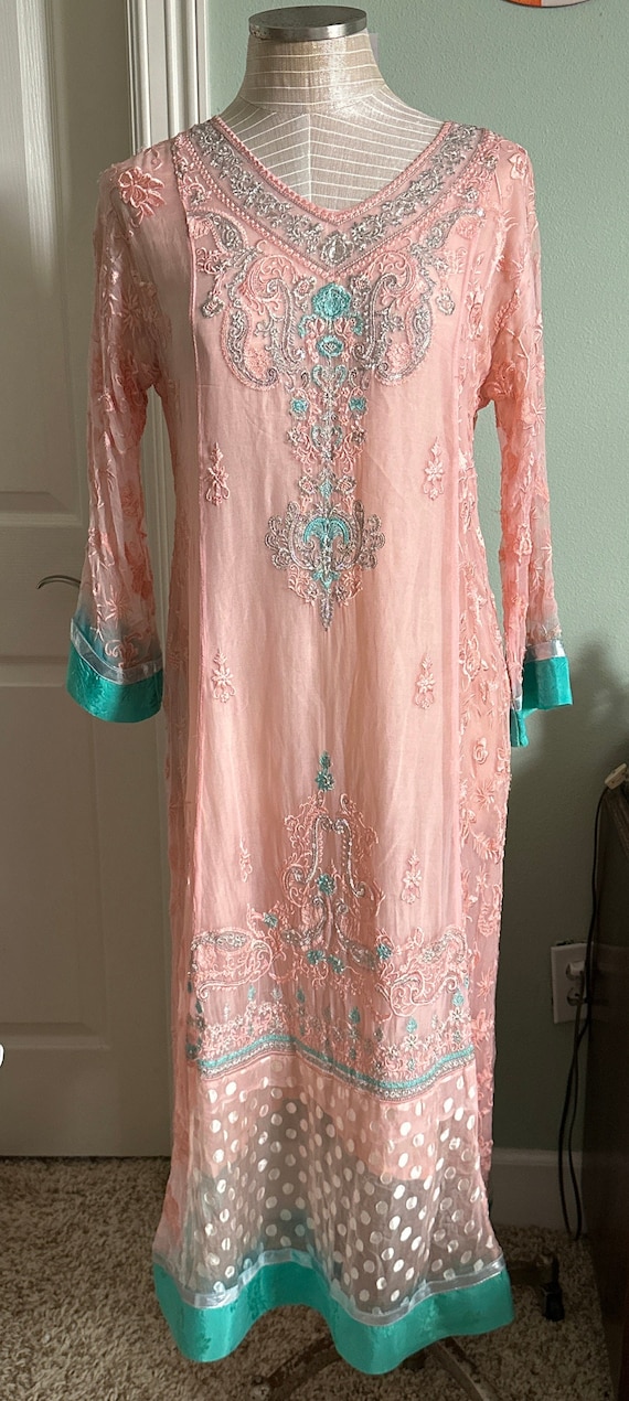 Gorgeous Romantic Vintage Garden Party Dress Size 