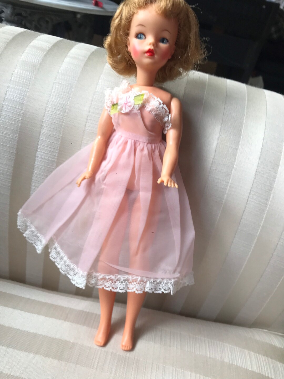 Vintage Tammy Barbie Doll Nightgown Etsy