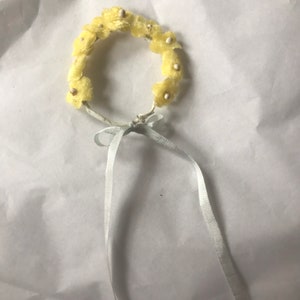 Lovely Mattel Skipper Flower Girl Yellow Head Piece Crown