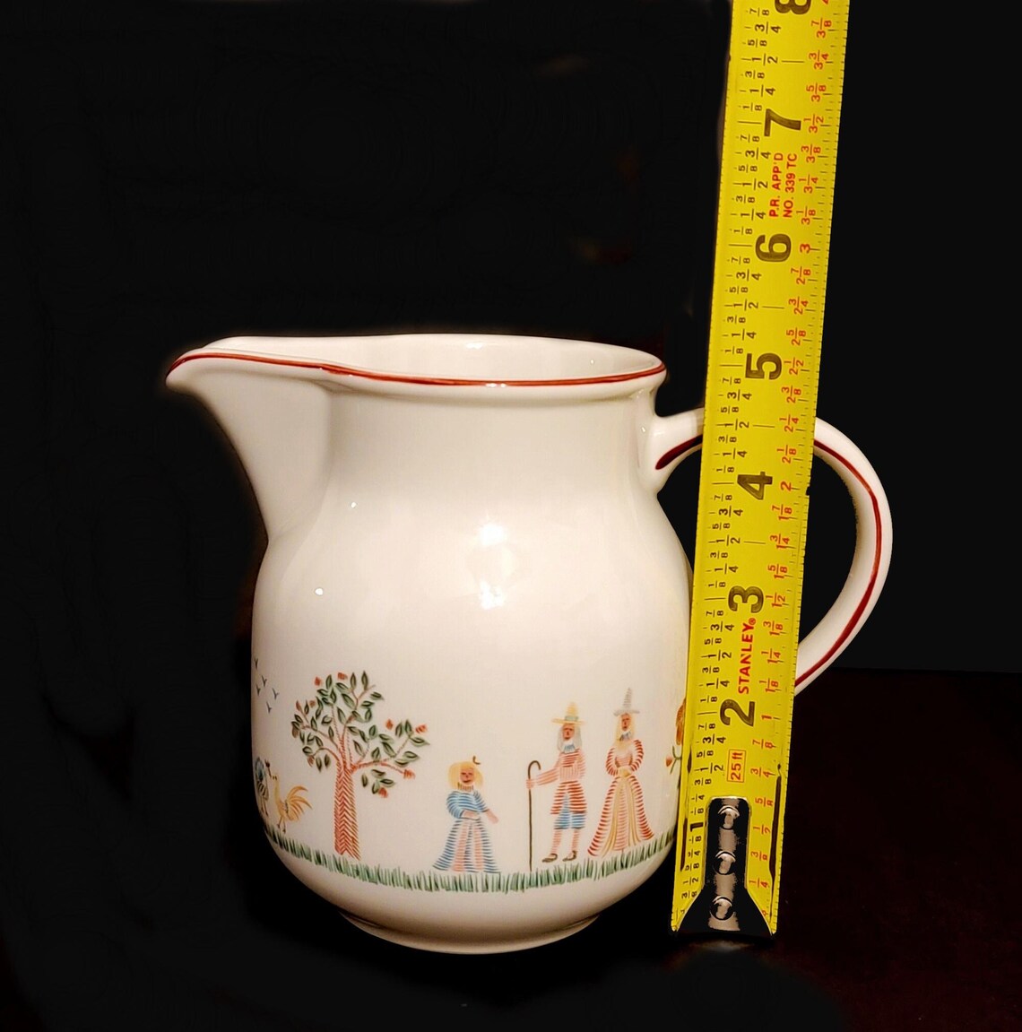 5" Villeroy & Boch "american Sampler" Milk Pitcher / Luxembourg - Etsy