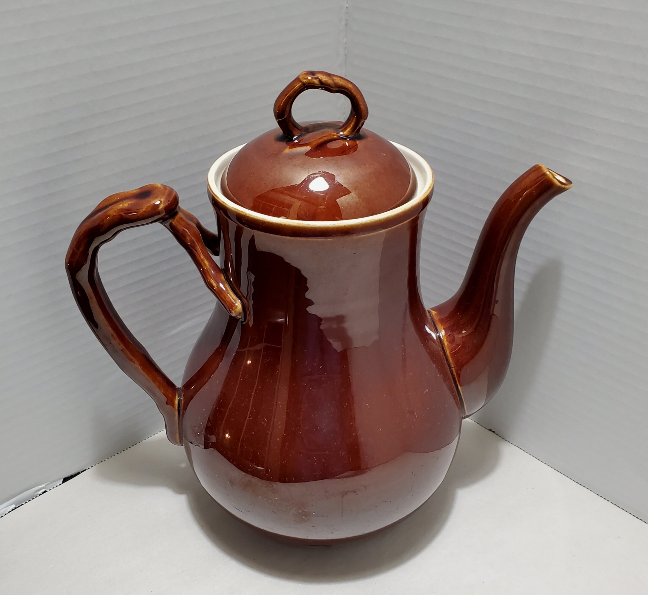 Tall Brown Villeroy & Boch Teapot / Luxembourg / As Is Etsy