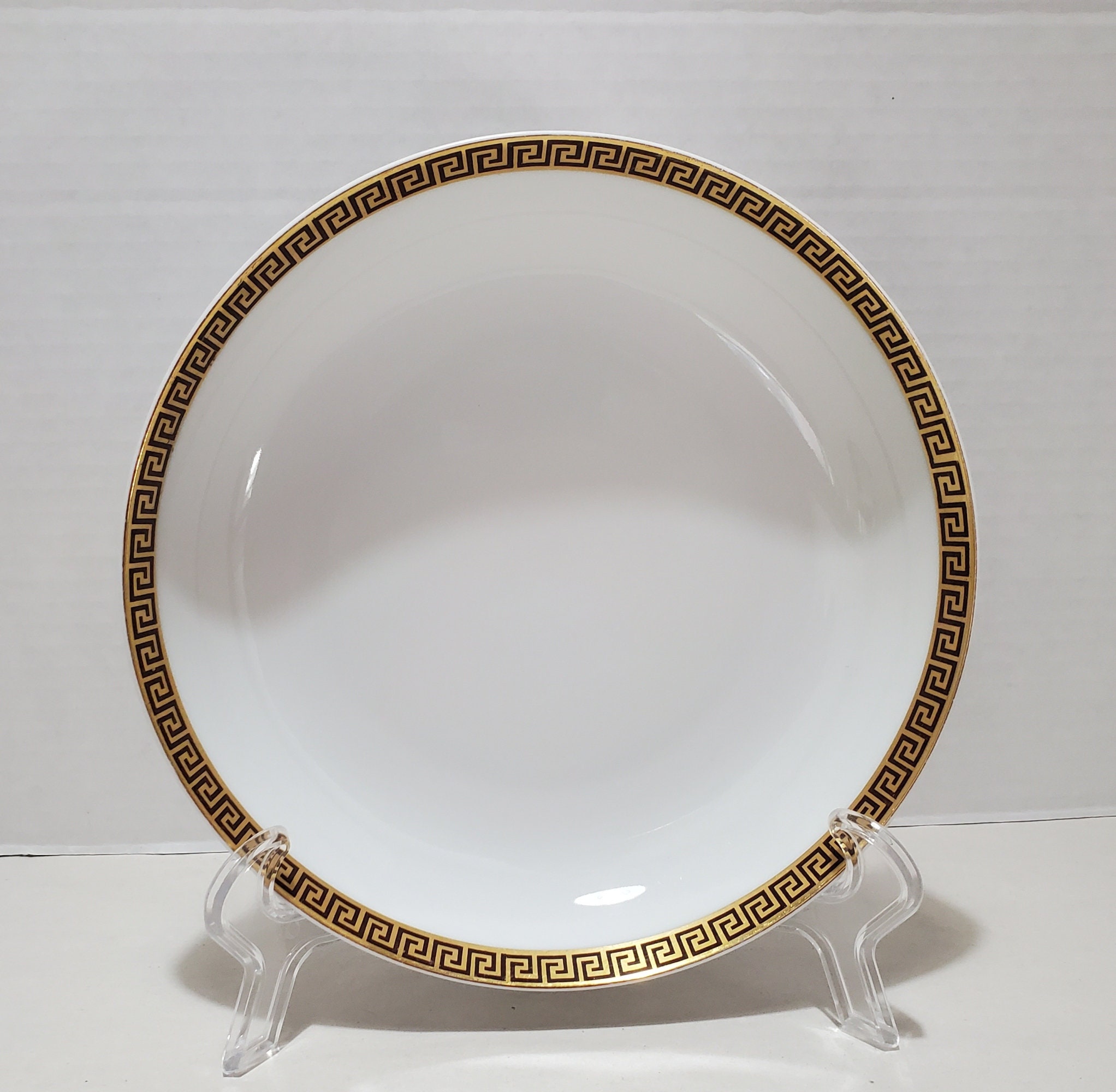 田中 野夫SUTHERLAND ATHOLL カップ＆ソーサーケーキ皿x2 Arzberg Porcelain Greek Key 7-5/8