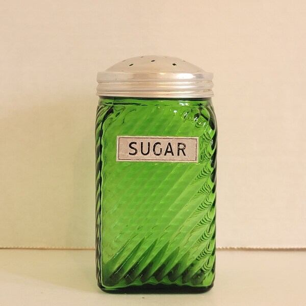 Glass Sugar Shaker Etsy