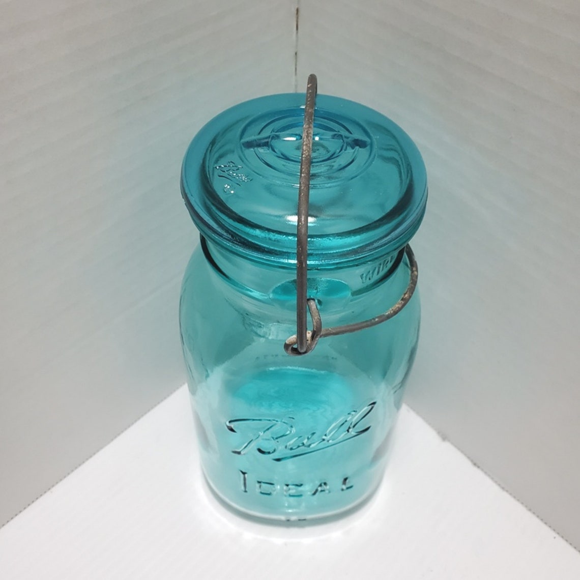 Blue Ball / Ideal Canning Jar / Bicentennial Celebration / Etsy