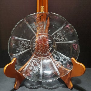 EAPG 9&quot; Indiana Glass &quot;Paneled Heather&quot; Serving Bowl /  AS IS