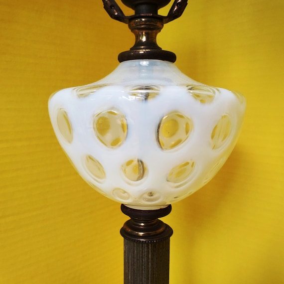 FENTON Honeysuckle COIN DOT OPALESCENT RARE AND VERY OLD