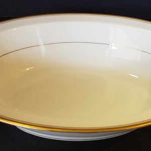 Noritake Goldlane Deep Oval Serving Bowl