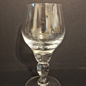 One (1) - 6-5/8&quot; Tiffin - Franciscan Pattern 17472 Water or Wine Glass / Rare Pattern / Circa 1952