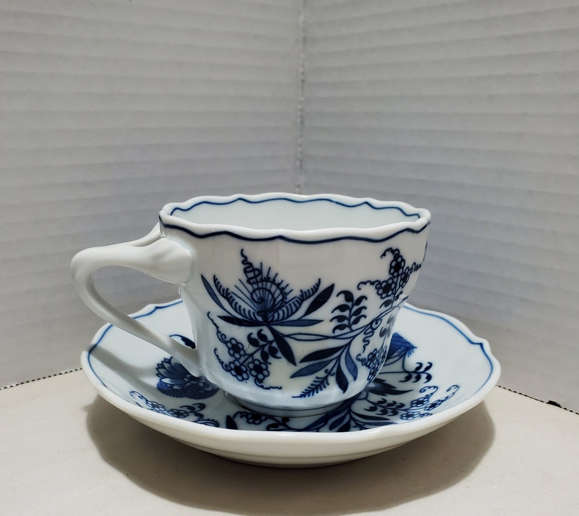 Blue Danube Cup & Saucer Set Japan Etsy.de