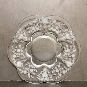 Six (6) - 7-5/8&quot; Duncan & Miller &quot;First Love&quot; Salad Plates